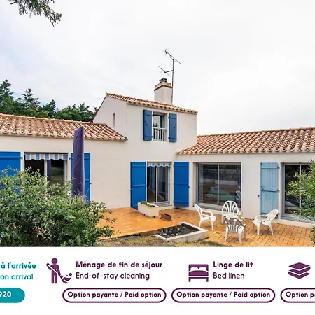 Grande Maison Pour 6 Personnes - 300m De La Barbâtre