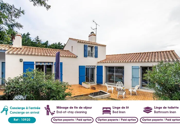 Grande Maison Pour 6 Personnes - 300m De La Barbâtre